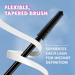 COVERGIRL mascara beside coin showing compact travel-friendly size
