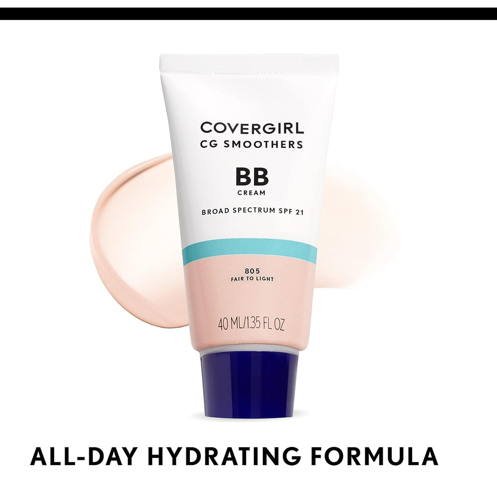 COVERGIRL close up of SPF 21 label indicating sun protection benefit
