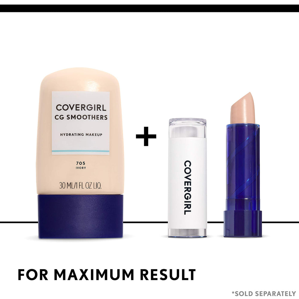 COVERGIRL foundation on vanity mirror in lifestyle scene showing everyday use benefit