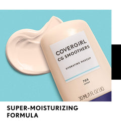 COVERGIRL arm swatches demonstrating shade range and easy blending benefit
