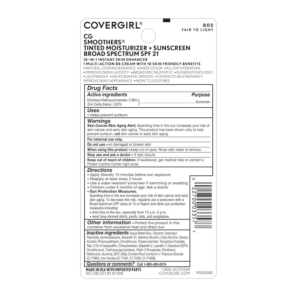 COVERGIRL product worn on model delivering natural radiance