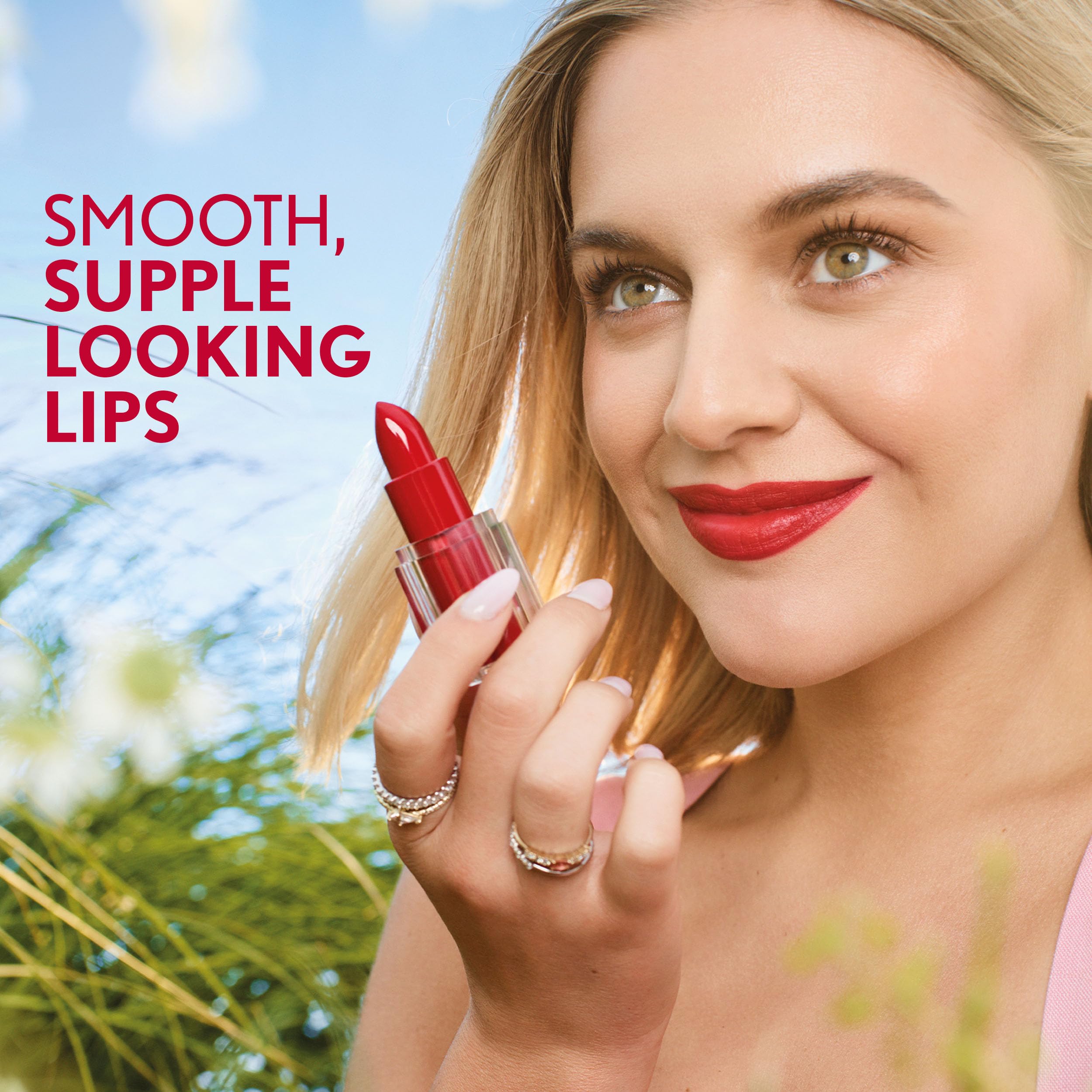 COVERGIRL Snow Blanket lifestyle daylook showing wearable satin color benefit
