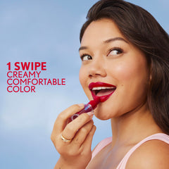 COVERGIRL Snow Blanket texture close-up demonstrating creamy, even coverage