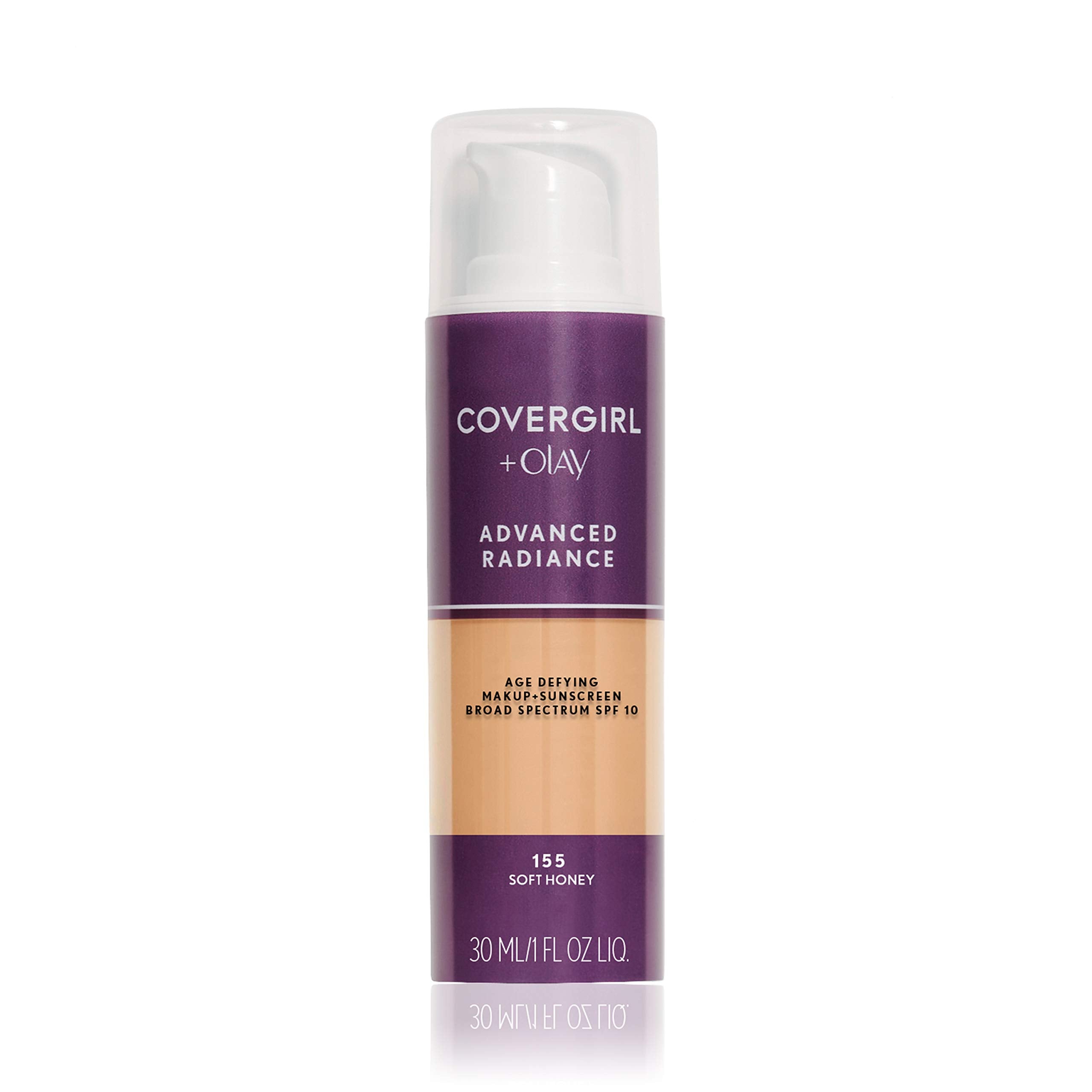 CoverGirl front bottle showing product label and shade for easy selection