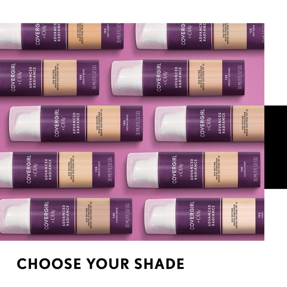 CoverGirl foundation paired with pressed powder to demonstrate setting benefit