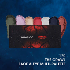 COVERGIRL palette gatefold open with two mirrors for easy on-the-go application