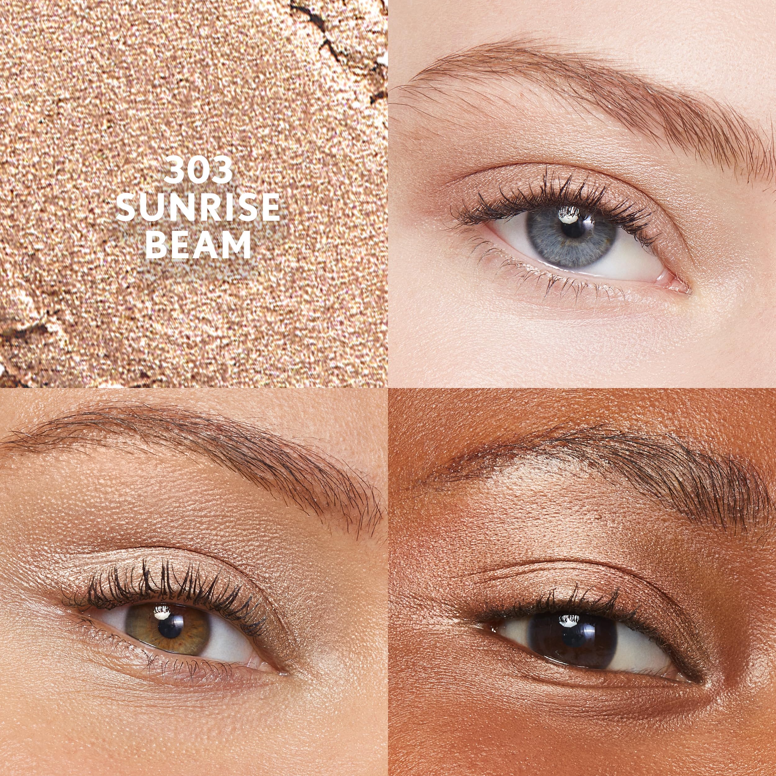 COVERGIRL Sunrise Beam swatch showing creamy texture and shimmering finish
