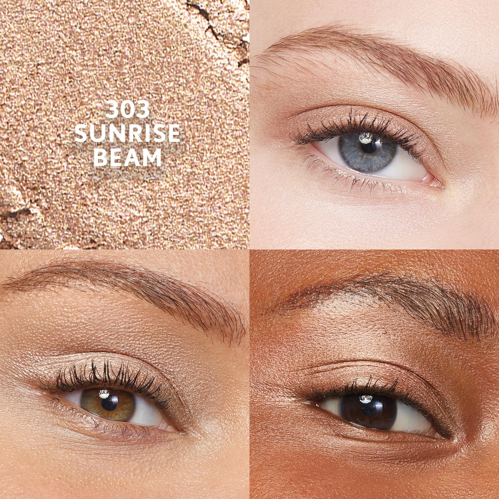 COVERGIRL Sunrise Beam swatch showing creamy texture and shimmering finish