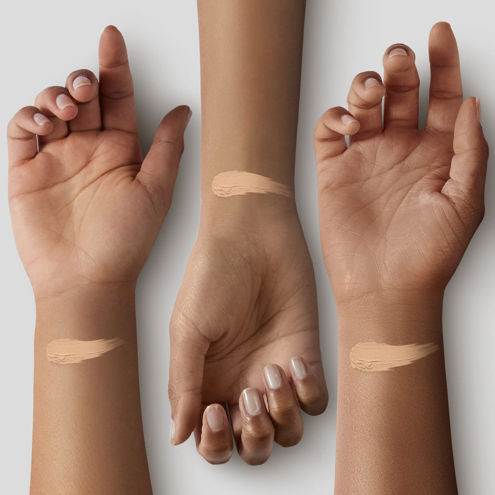 COVERGIRL swatch of Classic Beige 115 on arm to show true color match benefit