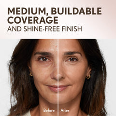COVERGIRL powder texture close-up highlighting finely-milled, breathable finish