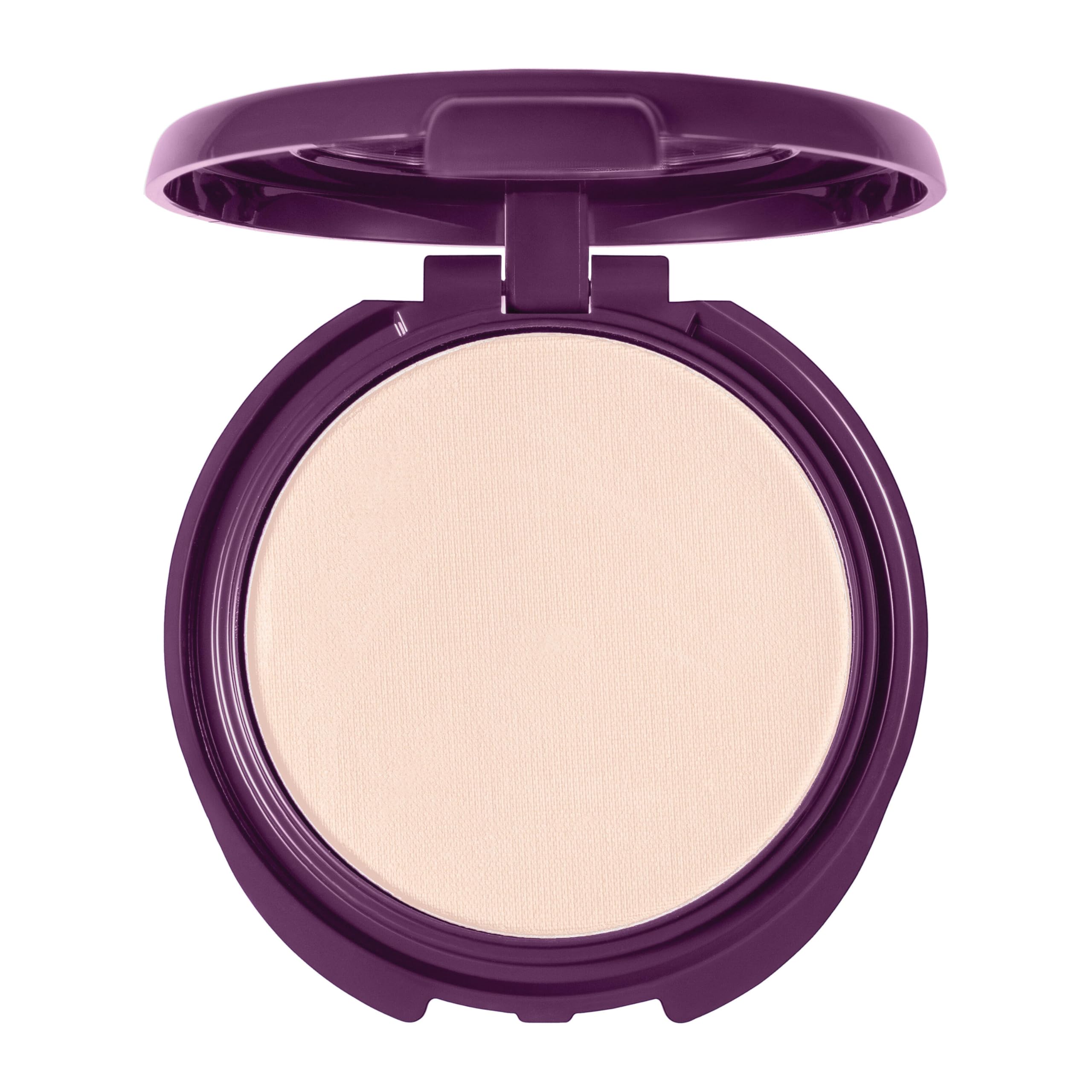 COVERGIRL close-up texture of pressed powder highlighting silky smooth finish benefit