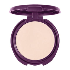 COVERGIRL close-up texture of pressed powder highlighting silky smooth finish benefit
