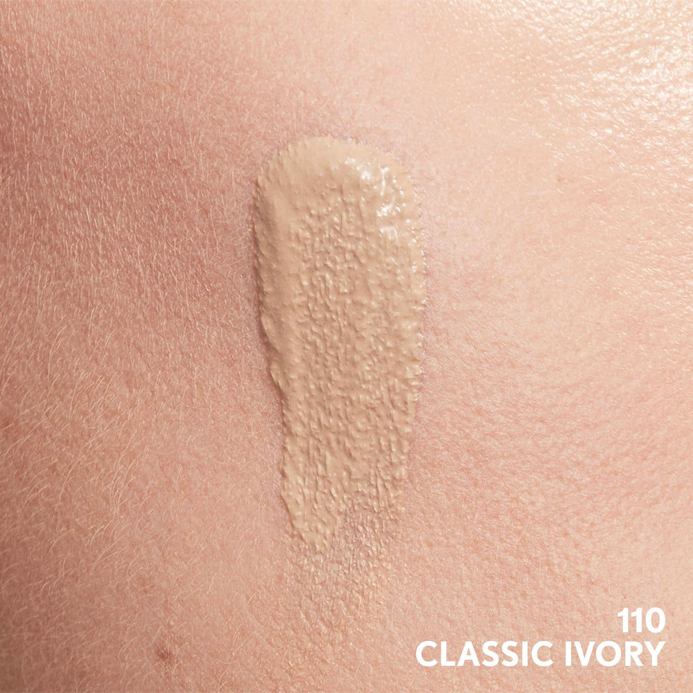 COVERGIRL texture swatch on hand showing blendability and lightweight feel
