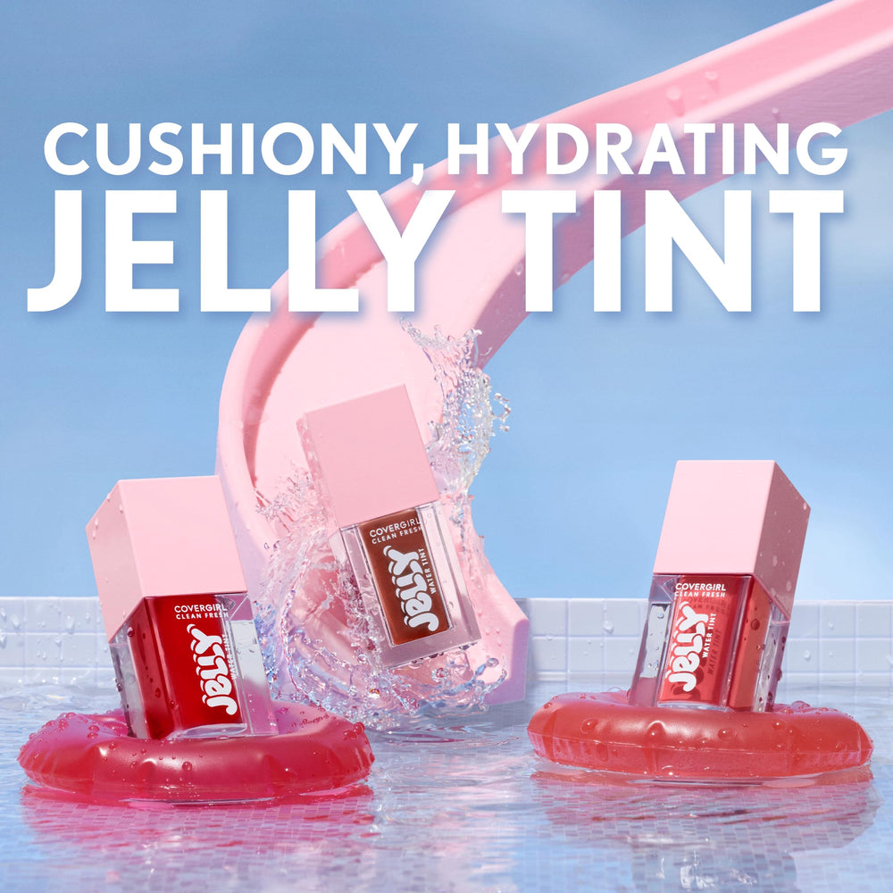 COVERGIRL blended tint on cheeks demonstrating soft, buildable flush