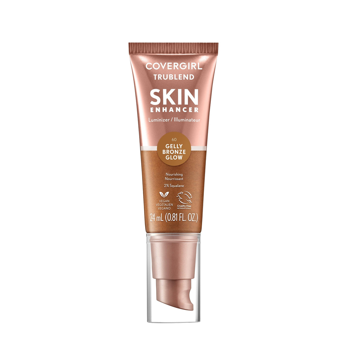 COVERGIRL TruBlend Bronze Glow tube front view showing product branding and appeal