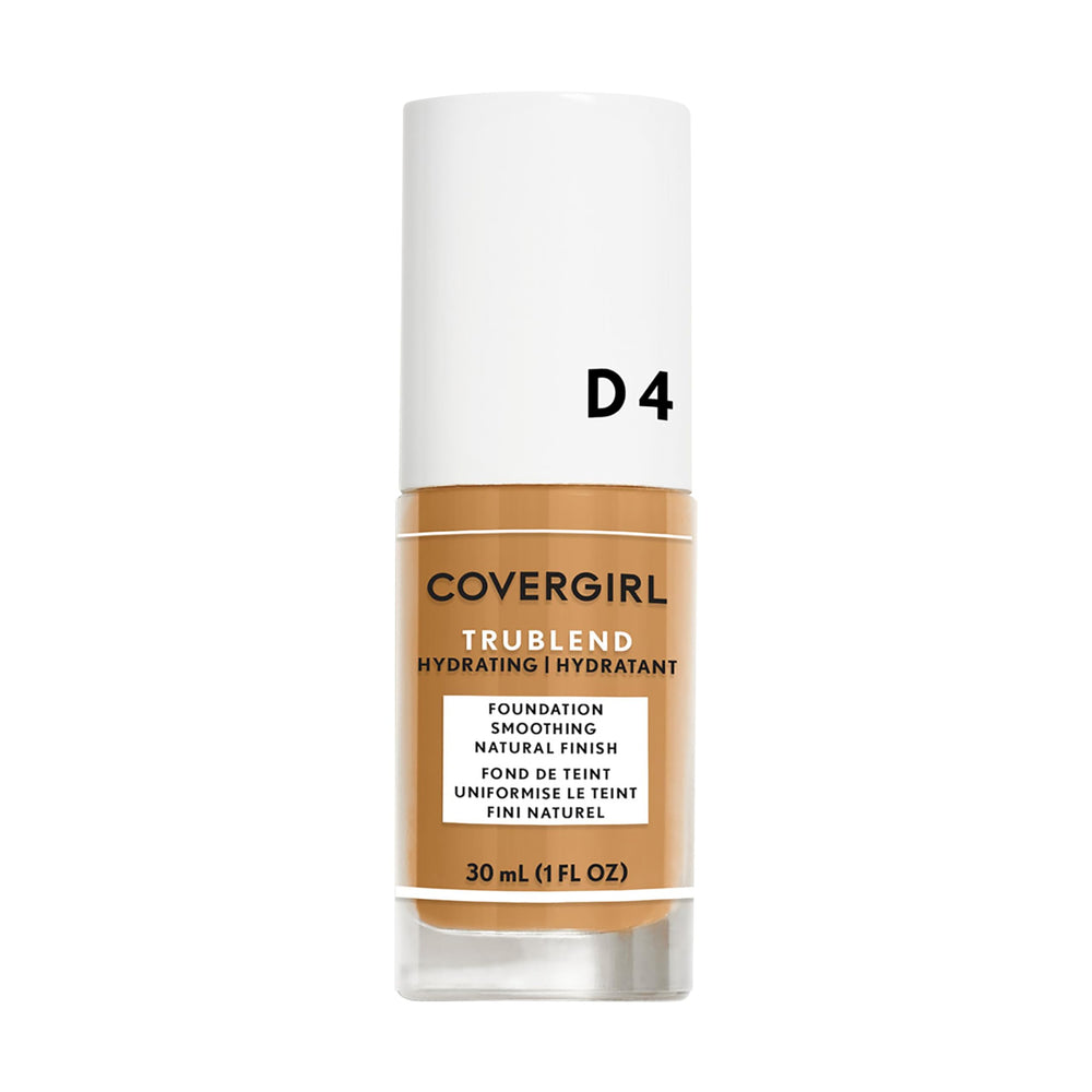 COVERGIRL truBlend bottle front view showing shade and label for easy selection