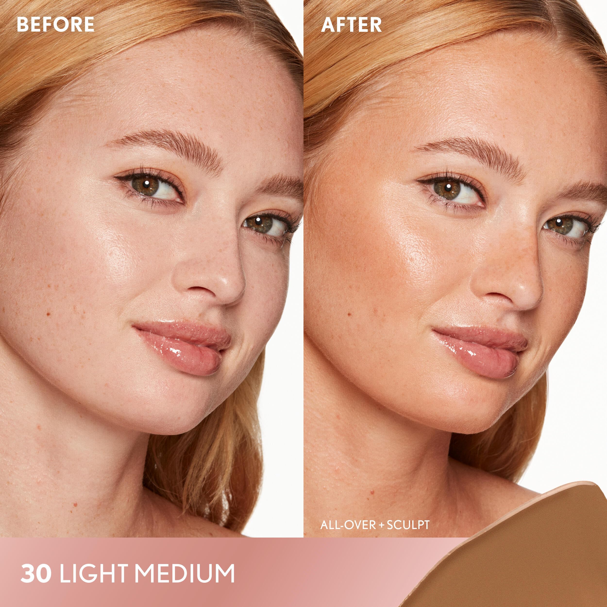 COVERGIRL wand applicator close-up for precise sculpting and targeted definition