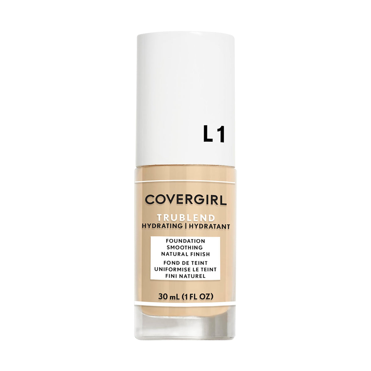 COVERGIRL front bottle showing compact packaging and easy dispensing