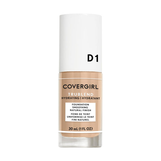 COVERGIRL truBlend front bottle showing product and shade information for easy selection