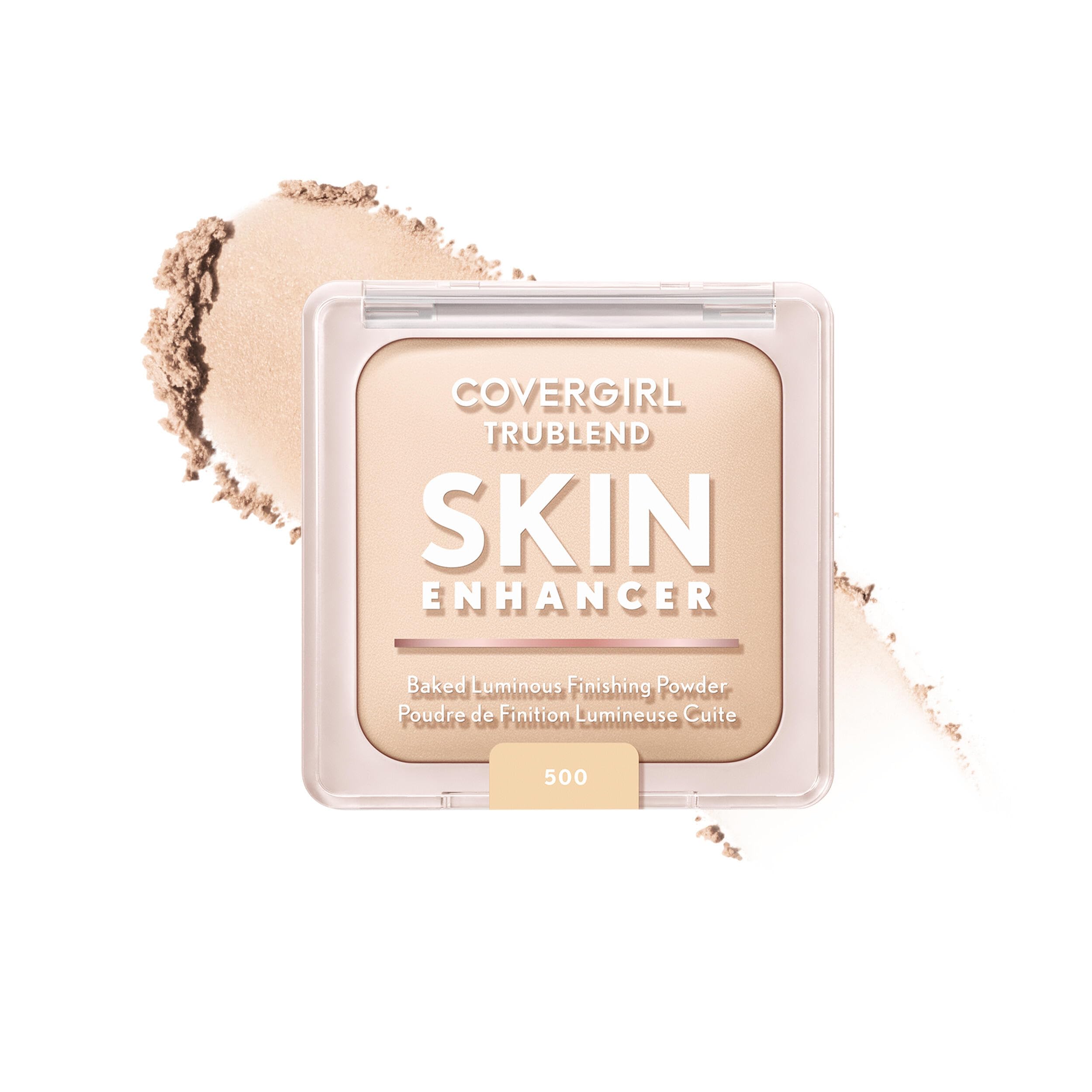COVERGIRL compact front view showing sleek packaging and easy carry benefit