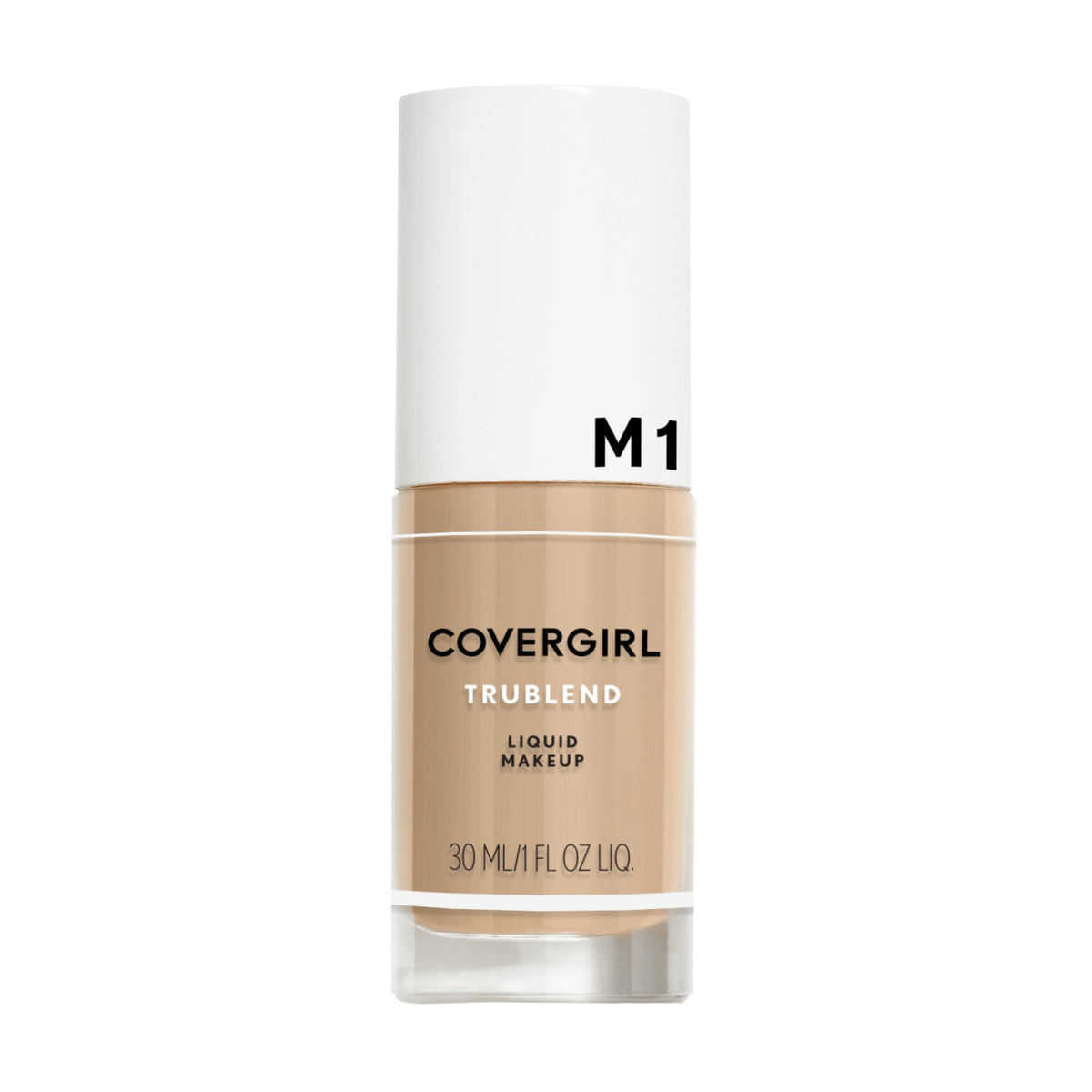 COVERGIRL front bottle view highlighting shade and label for easy selection