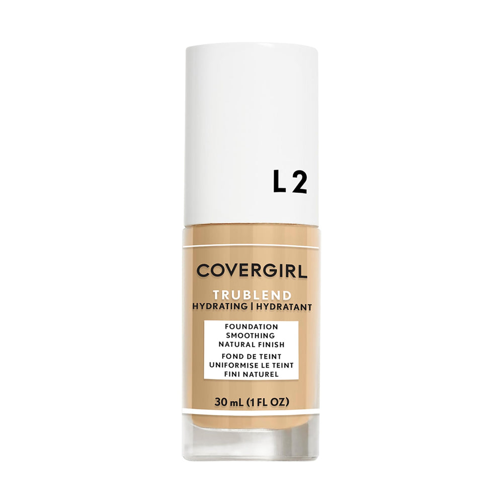 COVERGIRL TruBlend front packaging showing bottle and shade