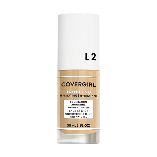 COVERGIRL TruBlend front packaging showing bottle and shade