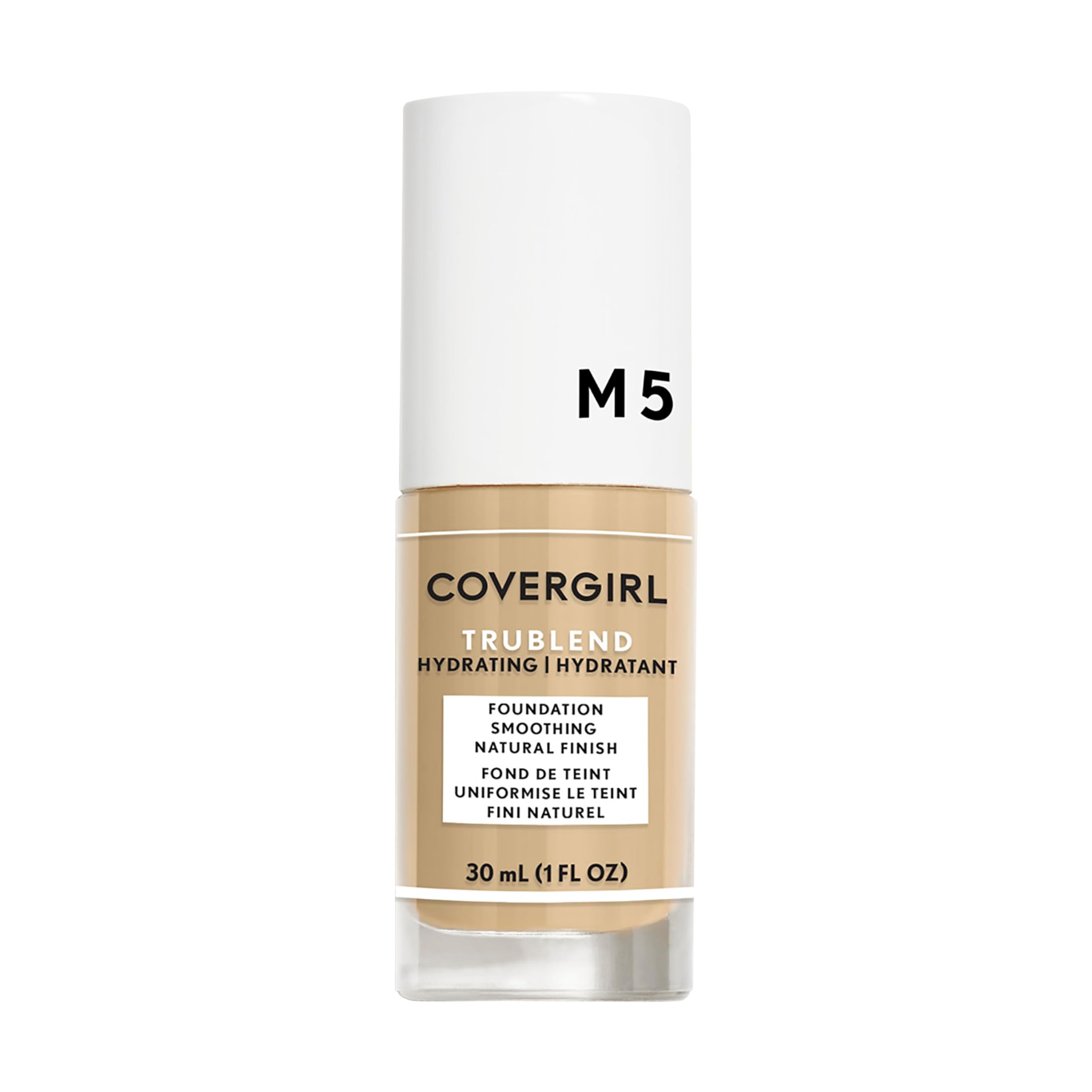 COVERGIRL truBlend front packaging showing bottle and shade for easy selection