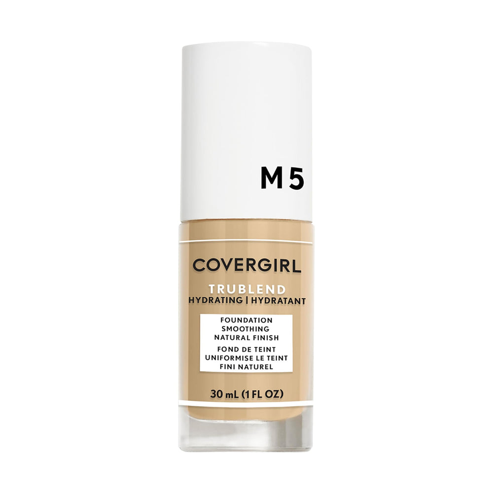 COVERGIRL truBlend front packaging showing bottle and shade for easy selection