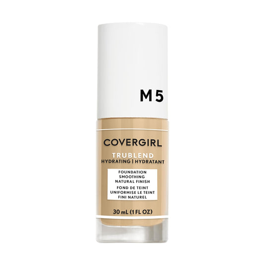 COVERGIRL truBlend front packaging showing bottle and shade for easy selection