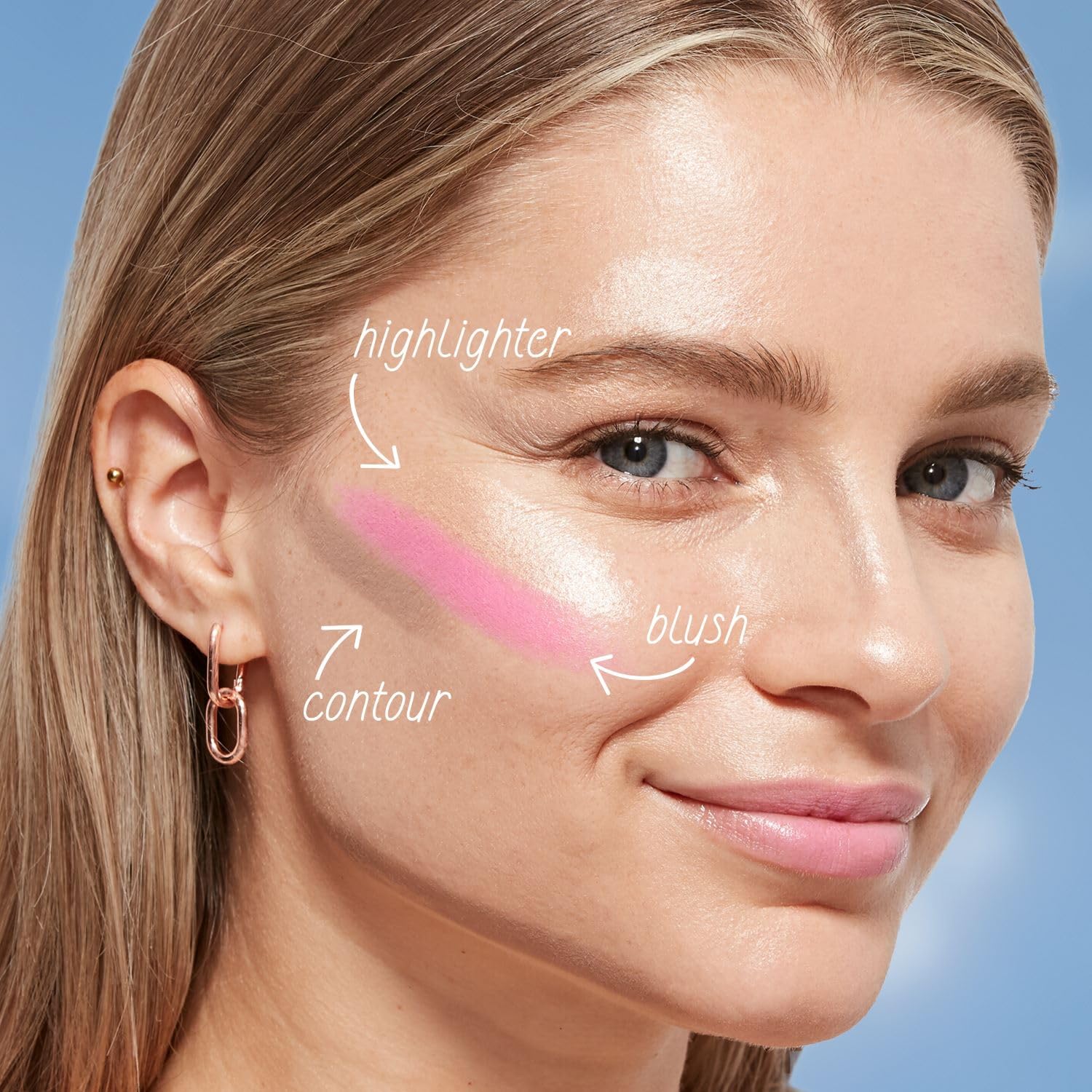 COVERGIRL blush stick inside travel bag showing compact convenience