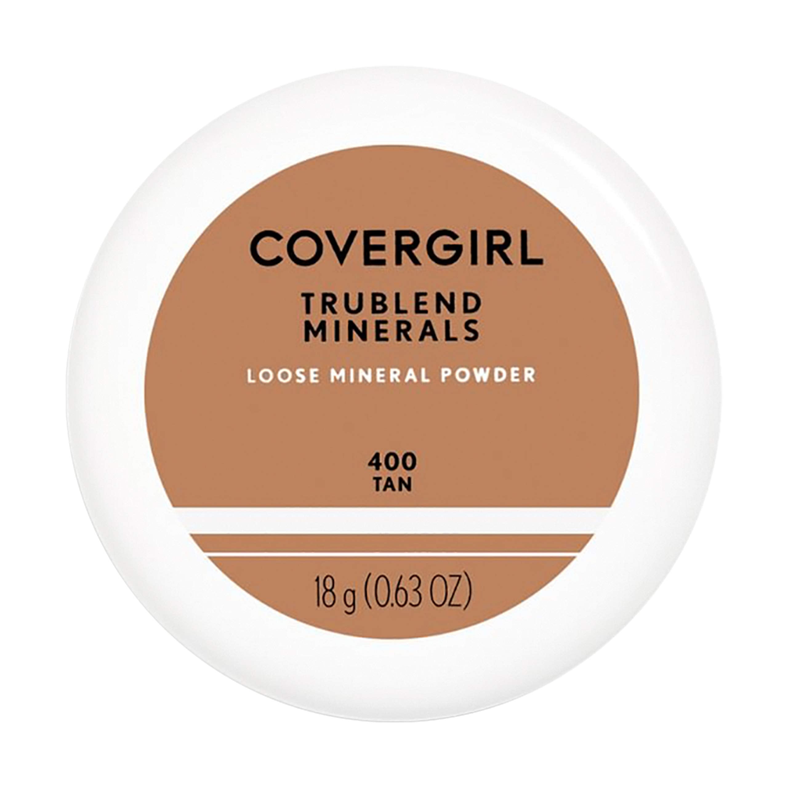 COVERGIRL front packaging shows product name and shade tan for easy selection