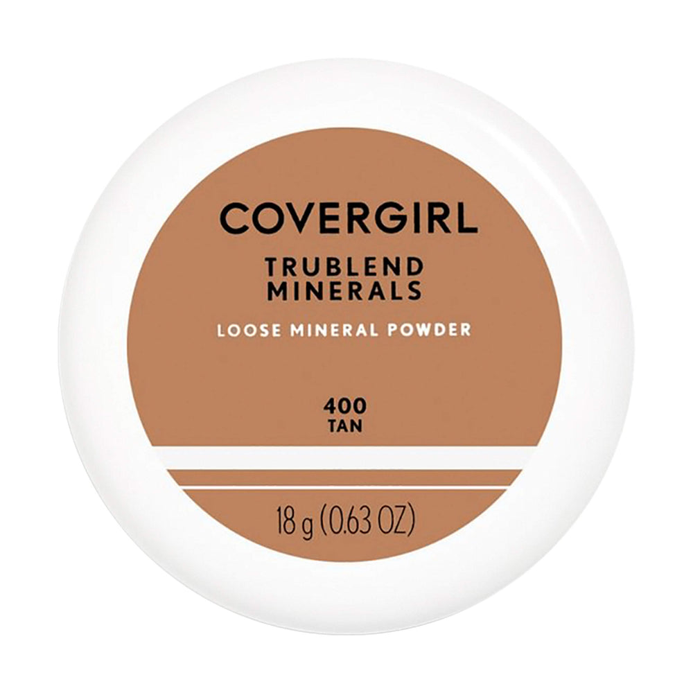 COVERGIRL front packaging shows product name and shade tan for easy selection