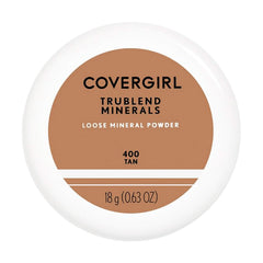 COVERGIRL front packaging shows product name and shade tan for easy selection