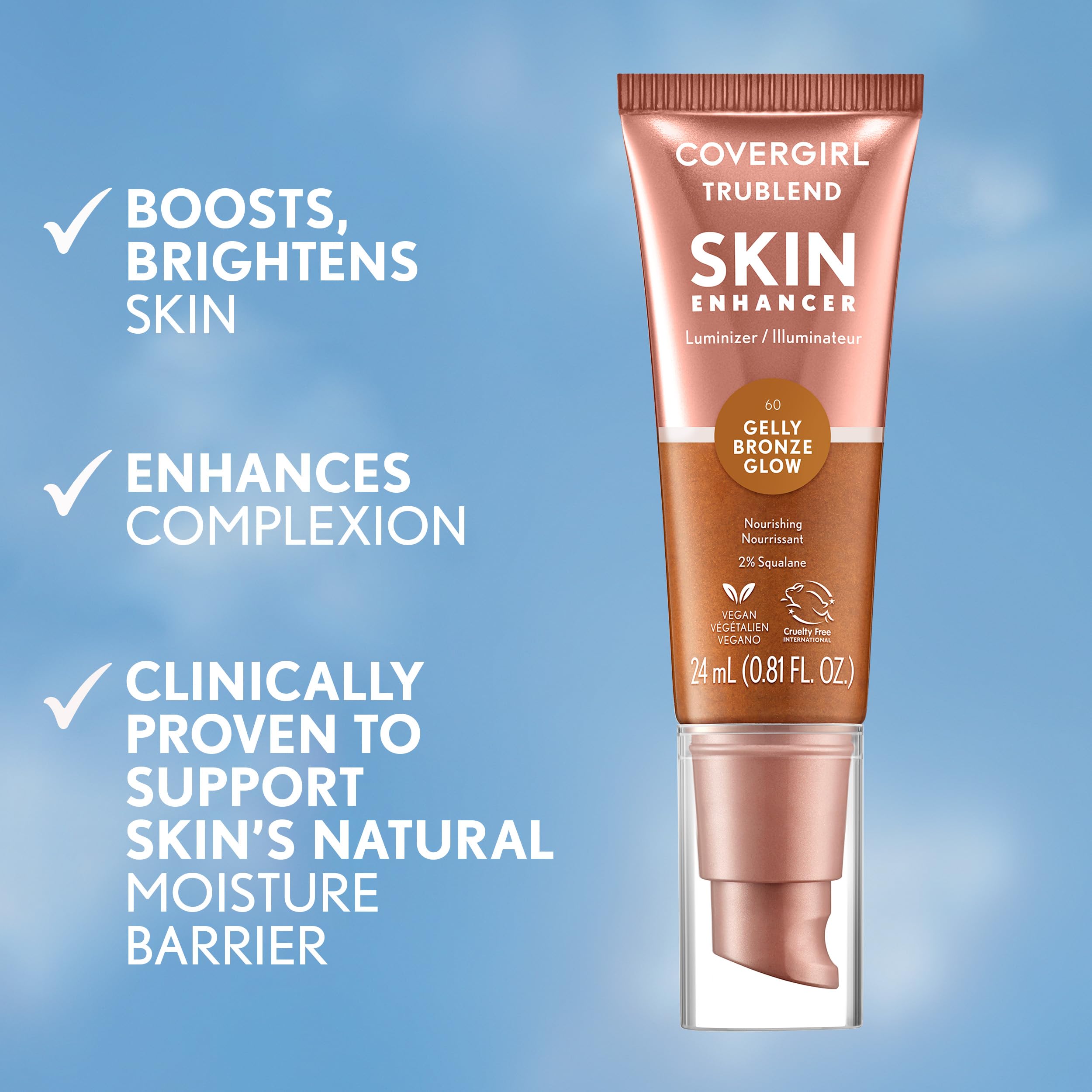 COVERGIRL TruBlend placed in makeup bag showing everyday lifestyle versatility