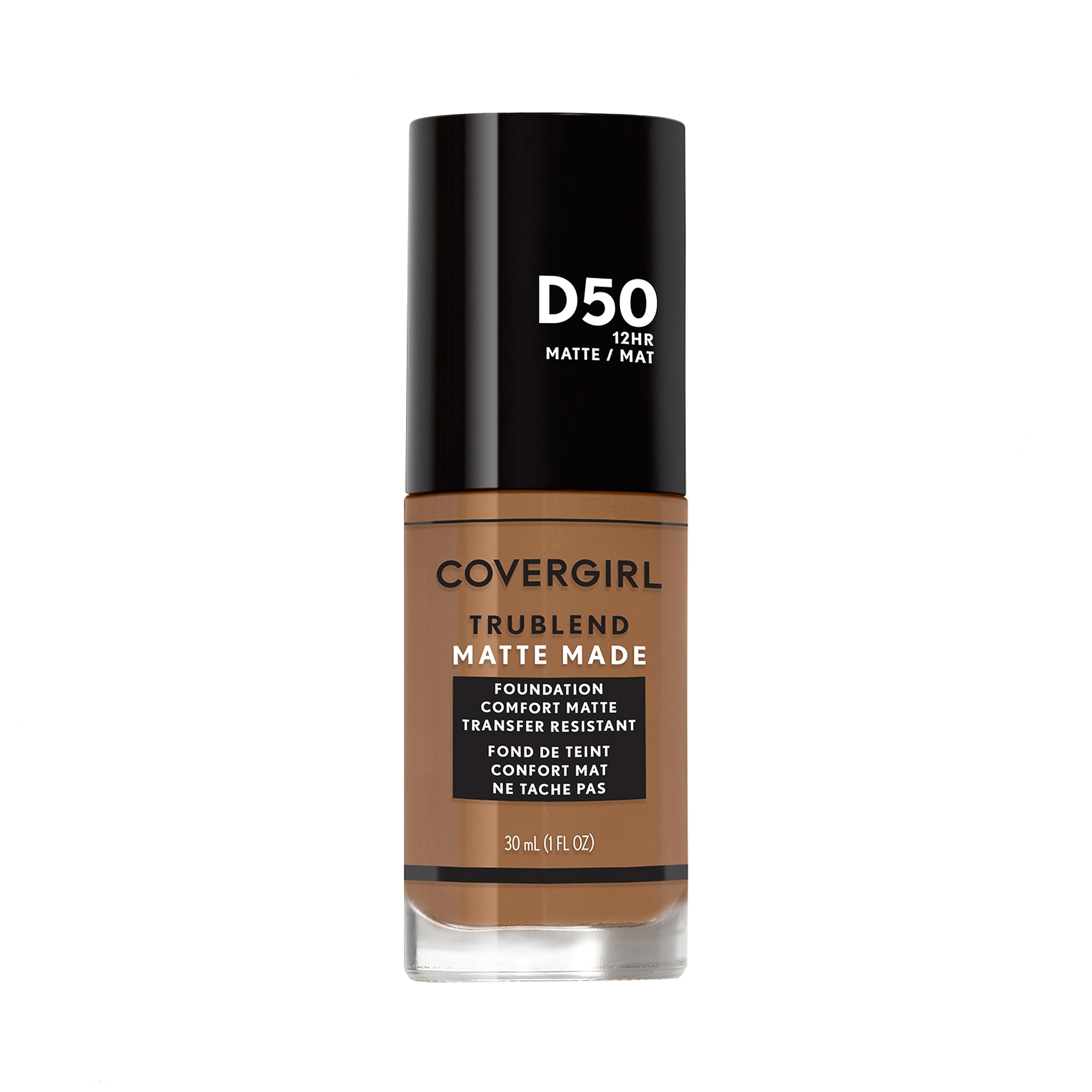 COVERGIRL front packaging showing bottle and shade for easy selection