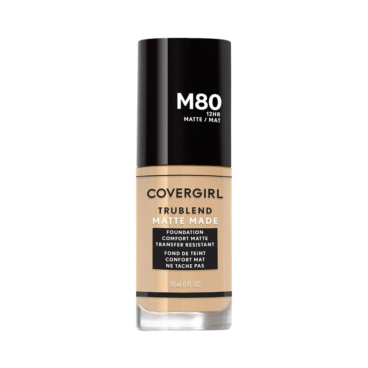 COVERGIRL front packaging showing product and shade, clear identification and styling benefit
