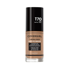 COVERGIRL front packaging showing sleek bottle and matte finish benefit