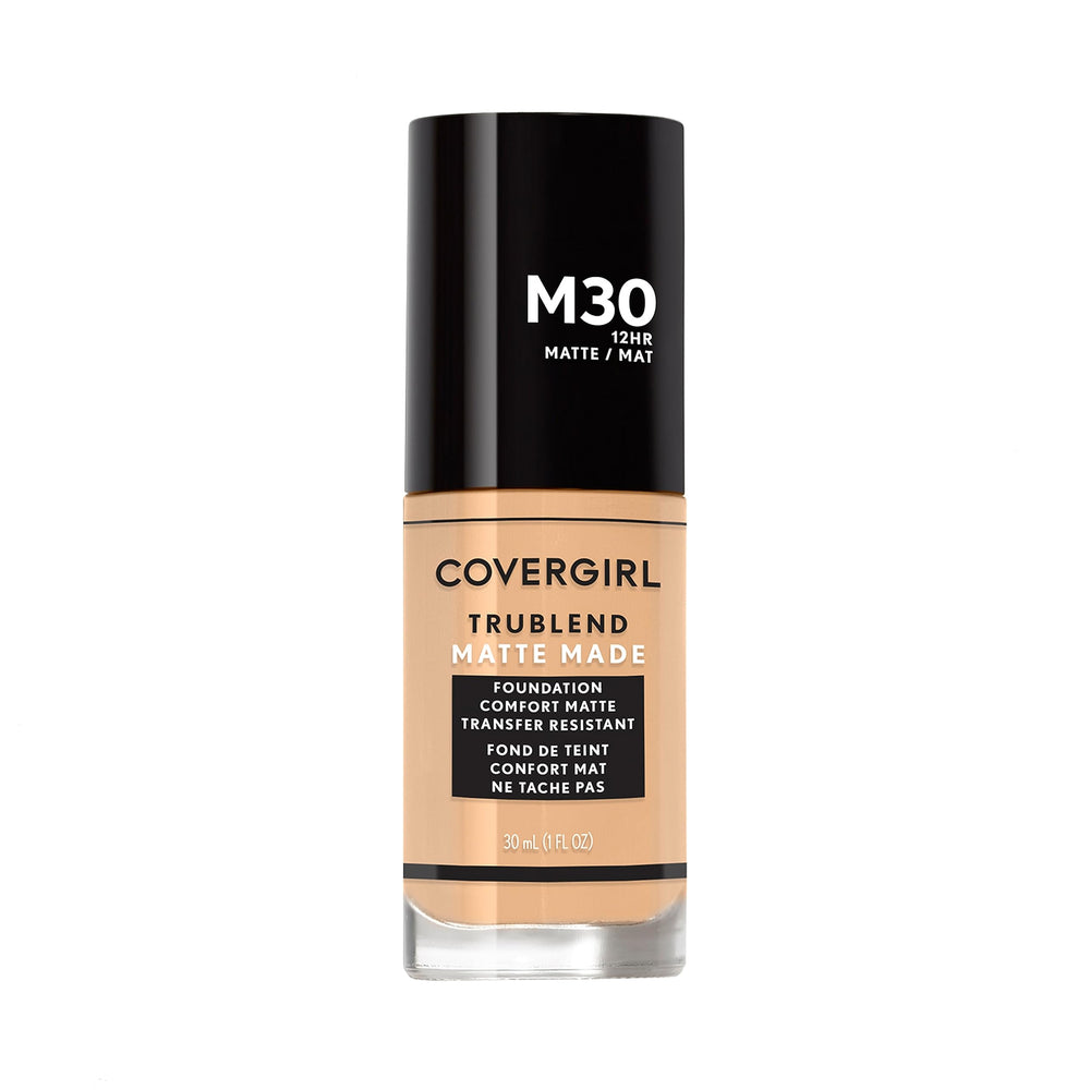 COVERGIRL bottle front view showing product and matte finish benefit