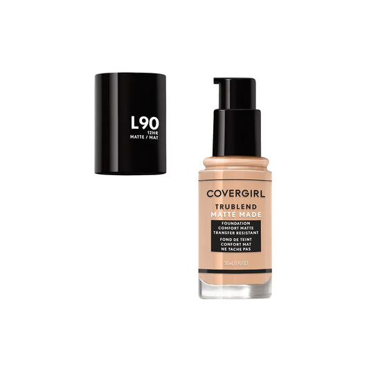 COVERGIRL pump dispensing foundation demonstrating controlled, mess-free application benefit