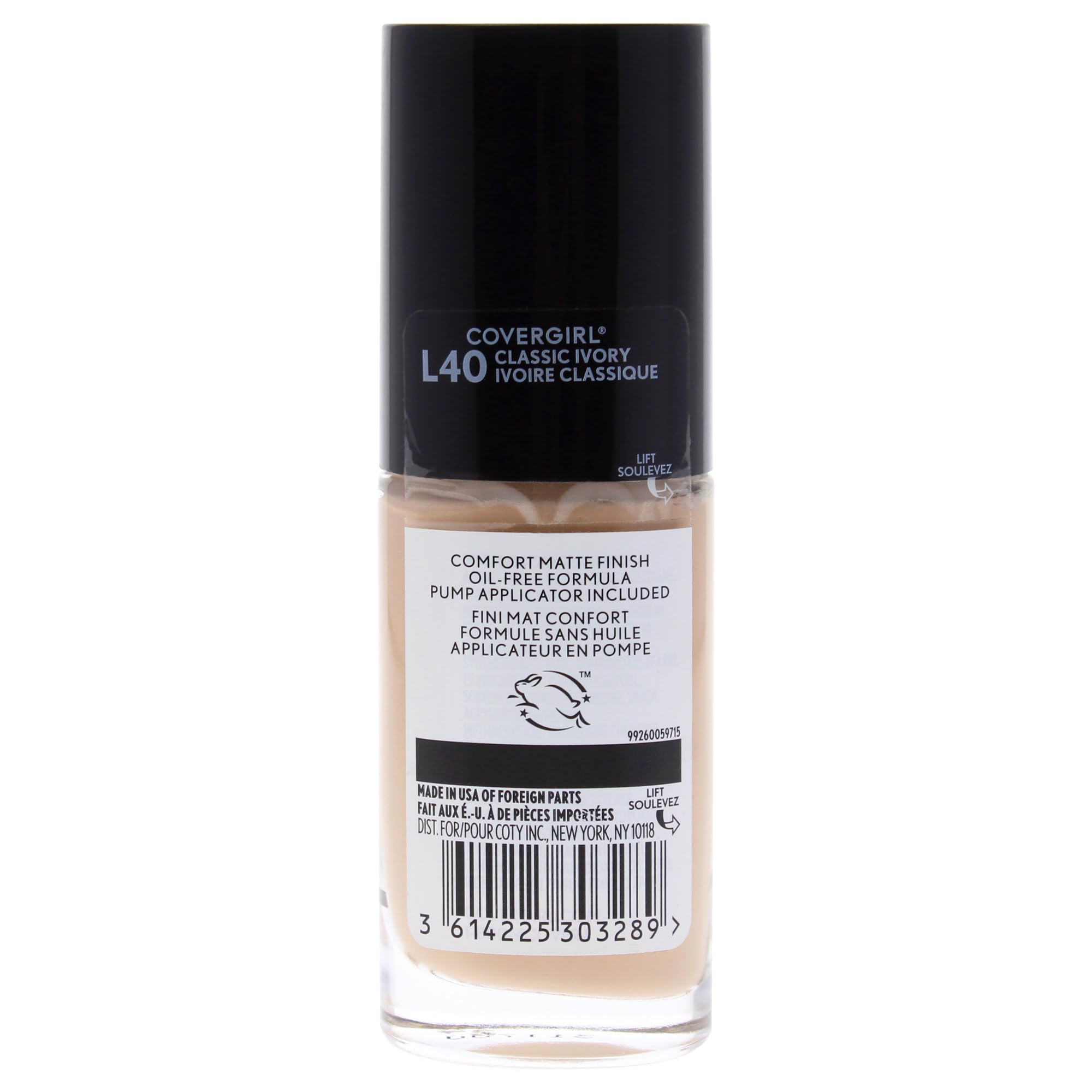 COVERGIRL TruBlend Matte Made creamy texture close-up illustrating smooth blendability benefit