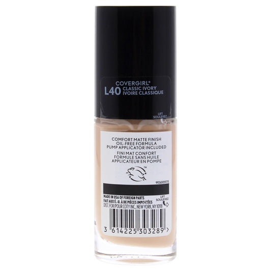 COVERGIRL TruBlend Matte Made creamy texture close-up illustrating smooth blendability benefit