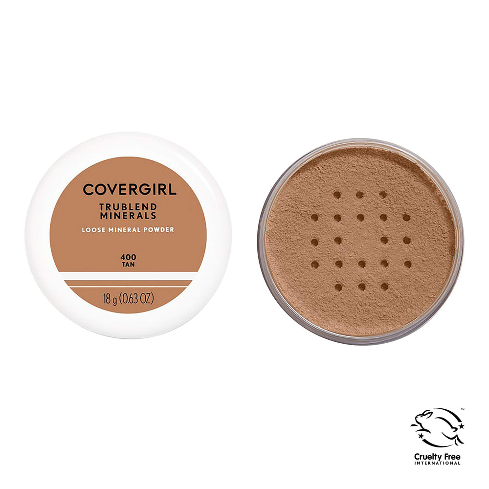 COVERGIRL powder texture close-up demonstrating ultra-fine finish and blur effect