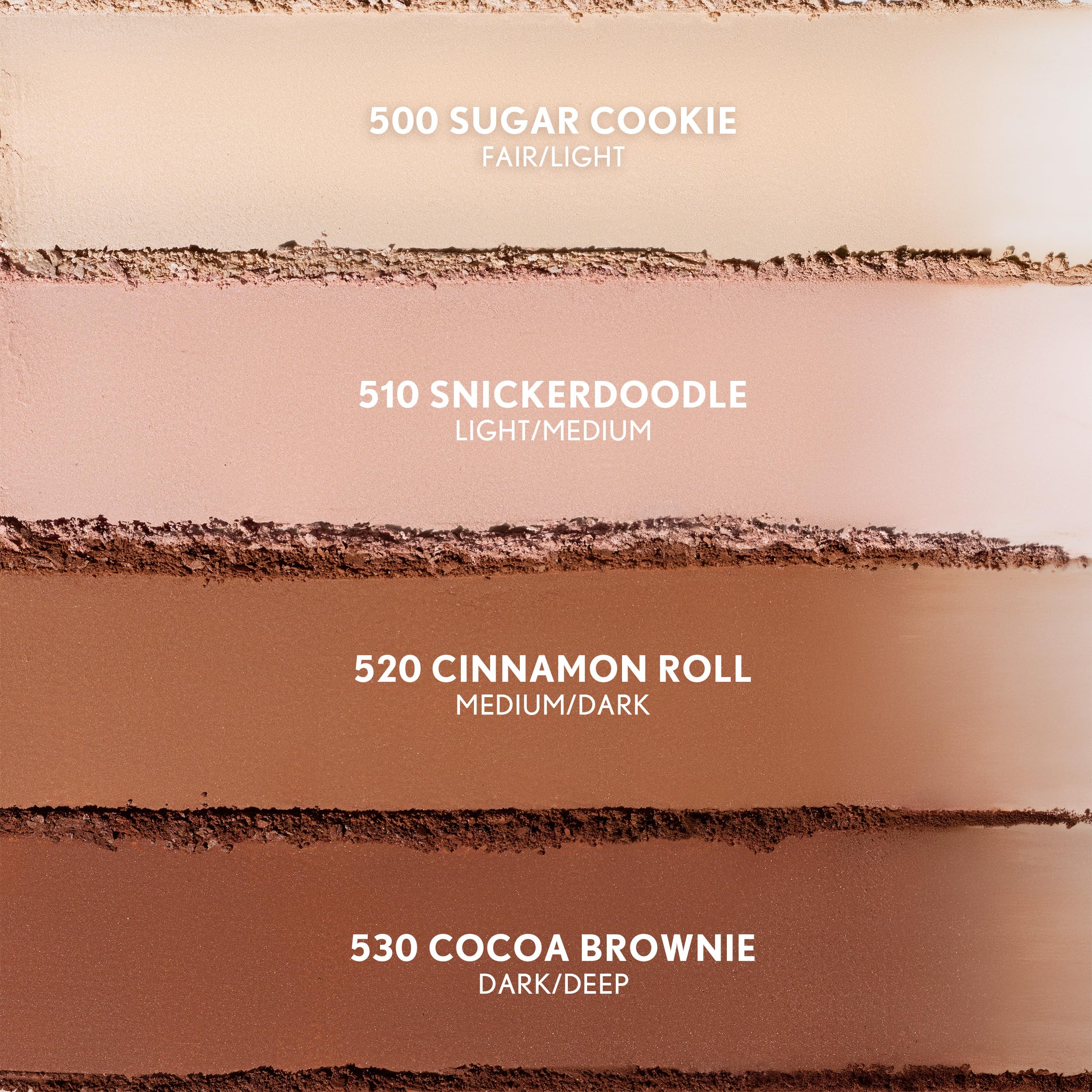 COVERGIRL TruBlend swatch on skin-tone shows sheer buildable coverage benefit