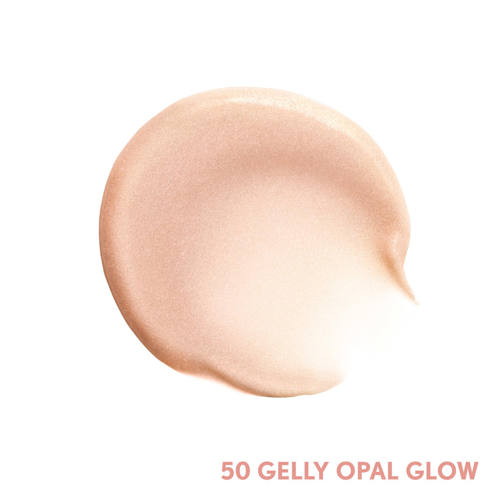 COVERGIRL TruBlend Opal Glow gel texture close-up highlighting smooth sheen and hydrating finish