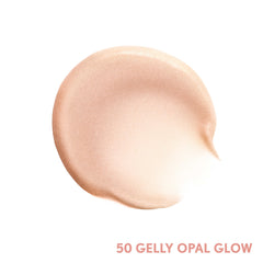 COVERGIRL TruBlend Opal Glow gel texture close-up highlighting smooth sheen and hydrating finish