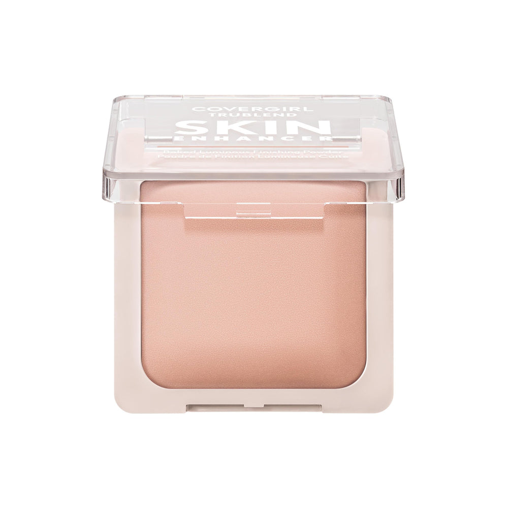 COVERGIRL TruBlend open compact showing baked powder surface and radiant finish