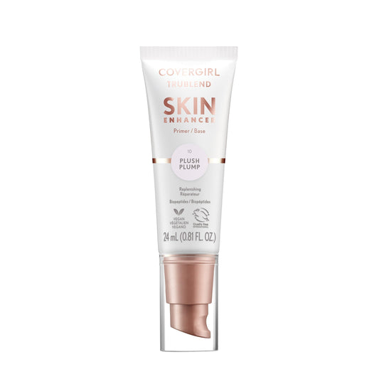 COVERGIRL plush plump front tube showing product branding and size
