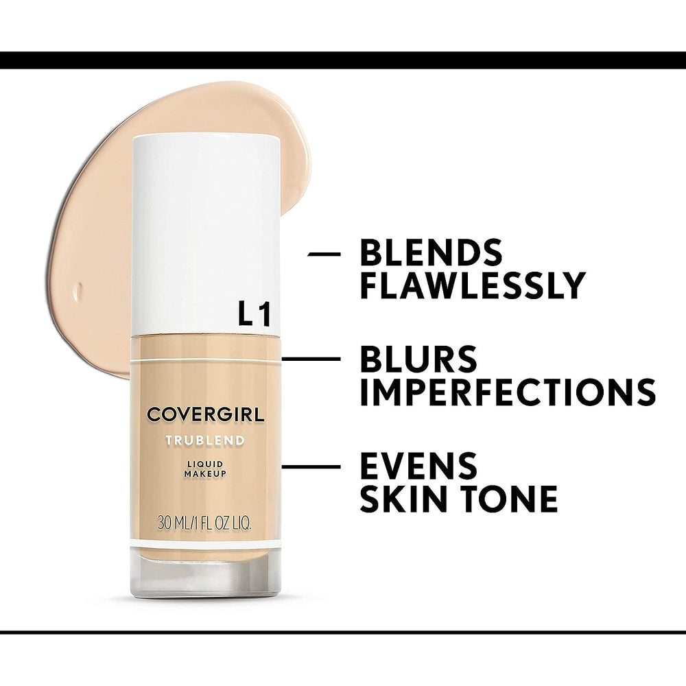 COVERGIRL arranged shade range illustrating easy shade selection benefit
