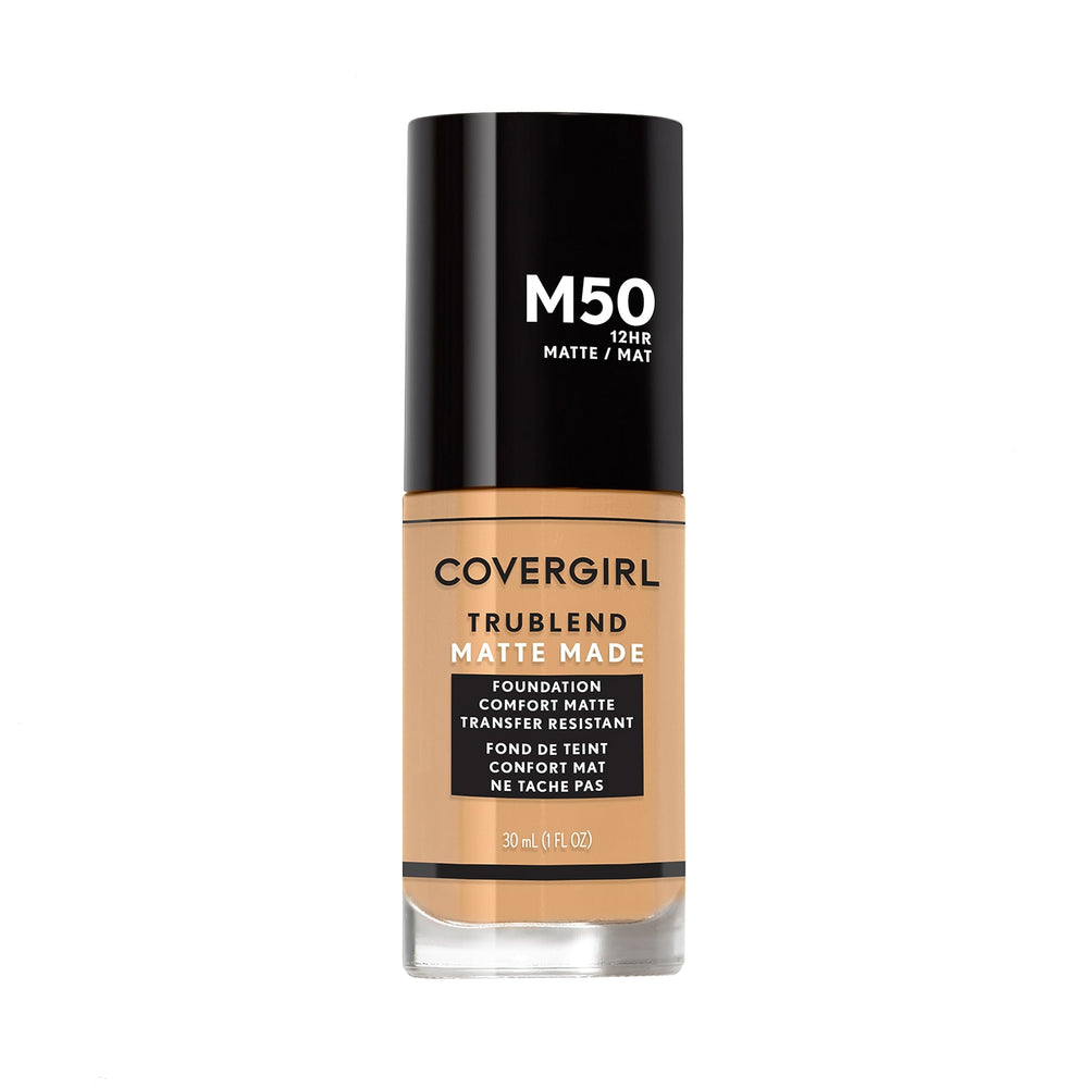 COVERGIRL bottle front packaging showing product and shade for easy selection